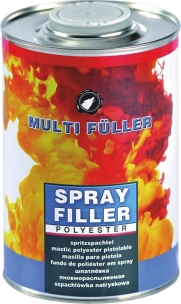 Mastic polyester pistolable - lot de 12 bidons de 1kg