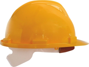 Casque de chantier jaune 1000V - lot de 50 pcs