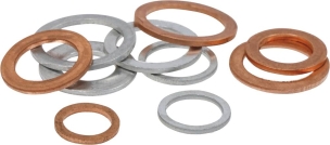 Rondelle cuivre et aluminium de M10 à M18 - coffret de 100 pcs