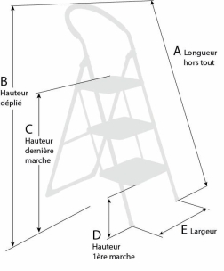 Marchepied 2 marches