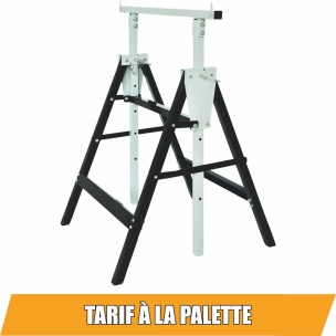 Tréteau pliant 150kg réglable en hauteur 810/1200mm