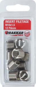 Insert fileté M10x1,50 - blister de 12 pcs