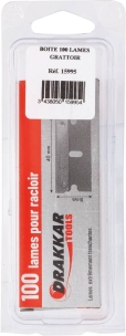 Lame rectangle 19x40mm pour grattoir - carte boîte de 100 pcs