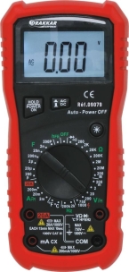 Multimètre digital Cat III 1000V avec sonde température