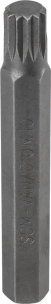 Embout hexagonal 10x75mm avec empreinte XZN 10mm