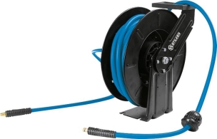 Enrouleur automatique orientable de tuyau d'air 20m+1,5m