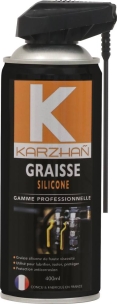 Graisse au silicone avec tête 2 jets - lot de 12 aérosols 400ml
