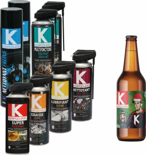 Pack de 8 aérosols Karzhañ - bière de noël offerte