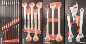 Servante d'atelier XXL 7 tiroirs composée de 170 outils PL - modules finition carbone