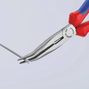 Pince coudée 200mm demi-ronde bi-matière