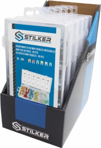 Mini fusible enfichable assortiment - présentoir de 6 coffrets de 90 pcs