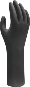 Gants jetables nitrile biodégradable 300mm 0,15mm noir T11 - Boîte de 50 pcs