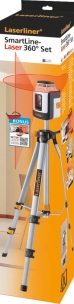 Niveau laser en croix automatique avec trépied + récepteur