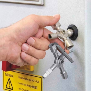 Clé multifonctionnelle/universelle pour armoire de commande - blister