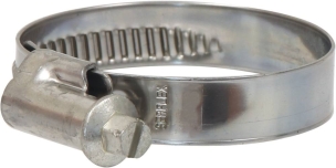 Collier à crémaillère acier inox 12mm de 110 à 130mm - boîte de 25 pcs