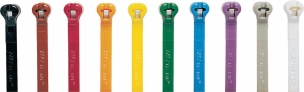 Collier nylon Ty-rap multicolore 4,8x186mm - lot de 100 pcs