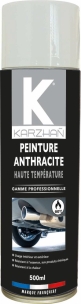 Peinture haute température 600°C anthracite - aérosol de 500ml