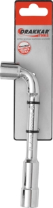 Clé à pipe débouchée 6 pans/6 pans de 13mm - carte