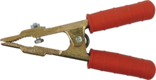 Pince laiton mors plat rouge 250A 143mm