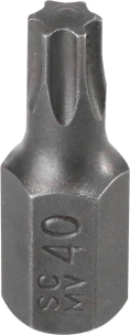 Embout hexagonal 10x30mm avec empreinte Torx® T40