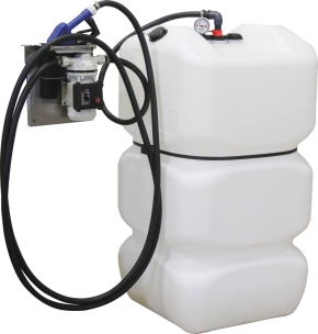 Cuve de stockage AdBlue® PEHD 600L simple paroi avec kit station 230V et pistolet automatique