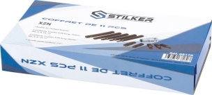 Embout hexagonal 10mm XZN de M5 à M12 avec douille porte embout 1/2" - coffret métallique de 11 pcs