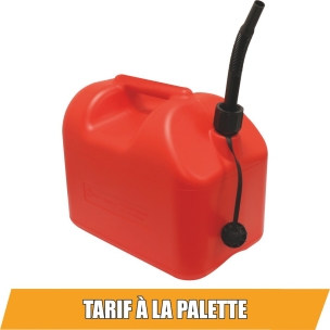 Jerrican plastique 20L base large homologué carburant