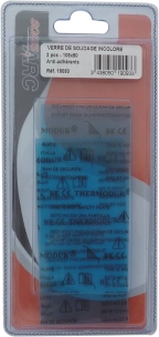 Verre incolore anti adhérent 105x50mm - blister de 2 pcs