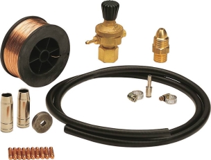 Détendeur pour bouteille rechargeable + fil + accessoires - en kit