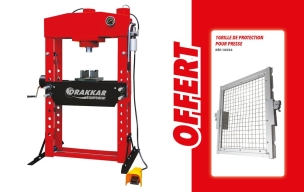 Presse d'atelier manuelle et pneumatique 75T bati soudé