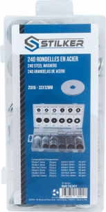 Rondelle en acier 6x20mm à 12x32mm - coffret de 240 pcs