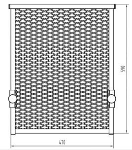 Grille de protection pour presse 52705