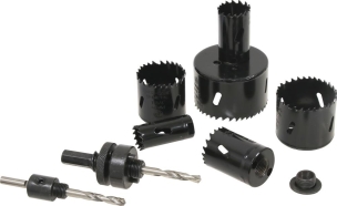 Scie trépan bi-métal 8% cobalt de 22 à 68mm - coffret de 8 pcs