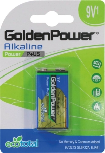 Pile 6LF22/6LR61 9V "Power Alcaline" - blister de 1 pile