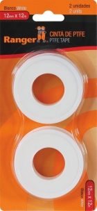 Ruban d'étanchéité isolant au PTFE 0,075x12mm 12m - blister de 2 pcs