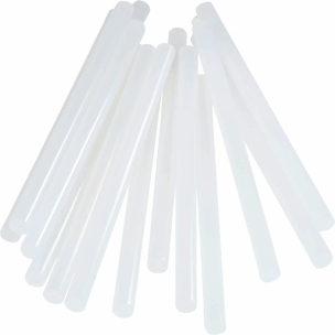 Bâtons de colle PVC & câbles 12mm - boîte de 48pcs