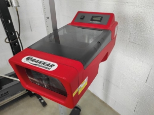 Réglophare mobile à double visée laser