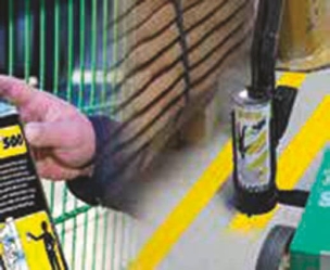 Peinture de traçage de lignes permanent jaune - aérosol 650ml