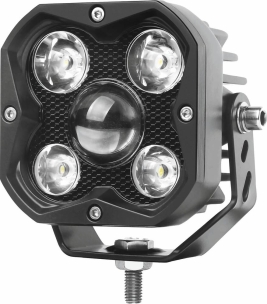 Phare de travail carré LED 12/24V 30W 3500 lumens BLACK SERIES