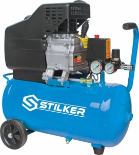 Compresseur coaxial 24L 8 bar 2CV 230V mono