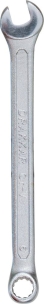 Clé mixte de 6mm tête polie - carte