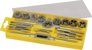 Taraud et filière M3 à M12 1 passe - coffret de 20 pcs