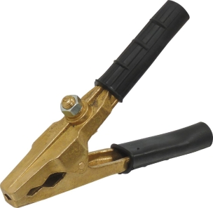 Pince bronze mors crocodile noire 300A 155mm