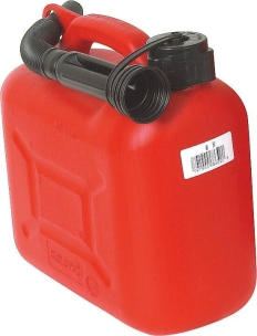 Jerrican plastique 5L homologué carburant - lot de 12 pcs