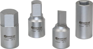 Embout de vidange 3/8" - coffret de 14 pcs