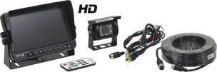 Kit caméra de recul 12/24V - écran couleur 7"/caméra/câble 15m/télécommande