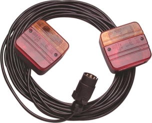Kit de signalisation arrière 12V 7,5m à fixer - lot de 8 pcs