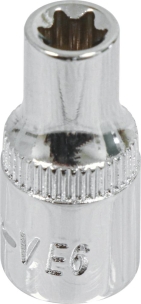 Douille Torx® 1/4" E6