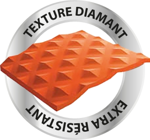 Gants jetables ambidextres nitrile 240mm 0,26mm orange S(7) - Boîte de 50 pcs
