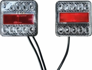Kit de signalisation arrière LED 12V 7,5m magnétique - lot de 10 pcs